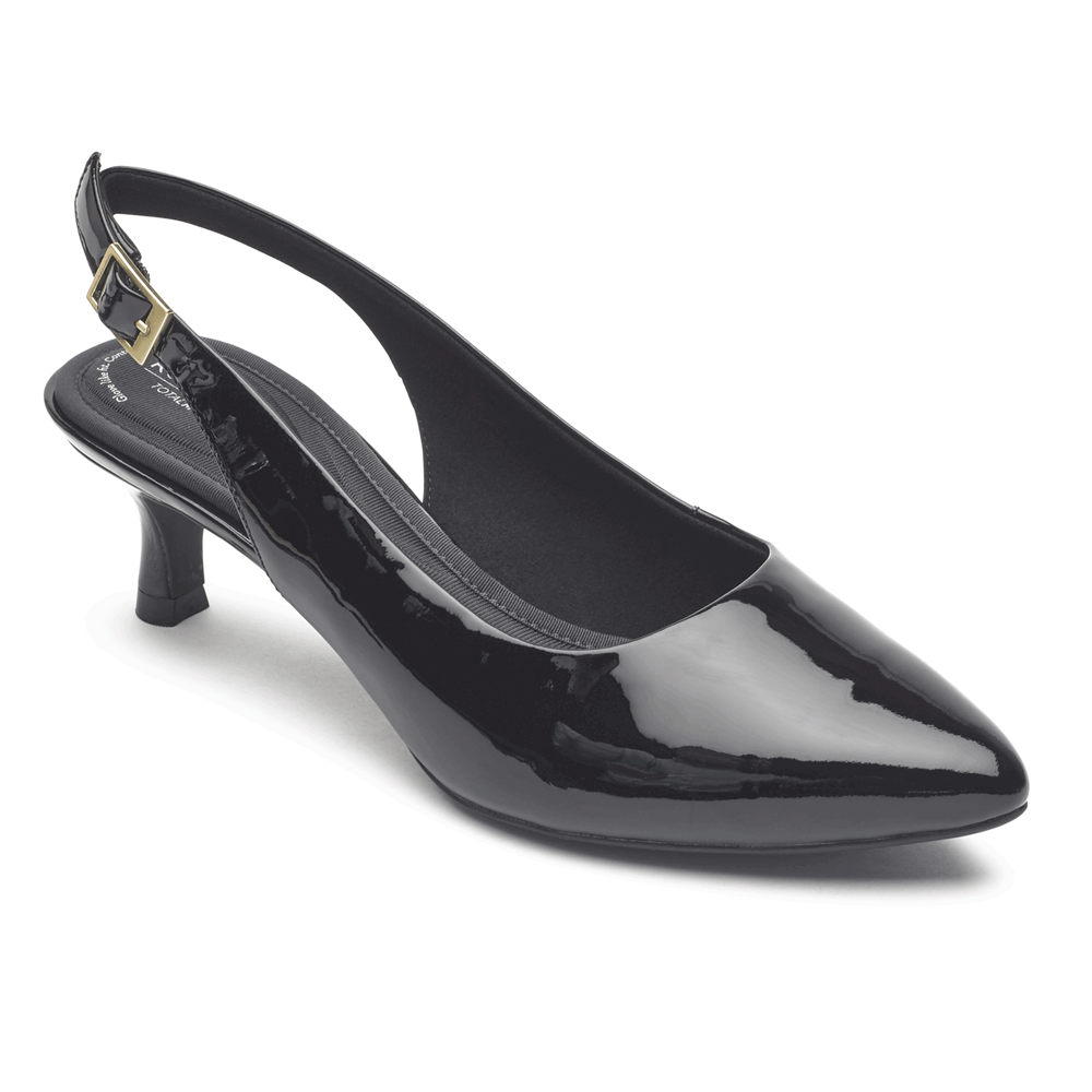 Pumps Rockport Mujer Mexico - Total Motion Kaiya Slingback Negros - UONXL2409